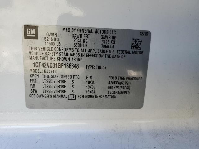 Photo 11 VIN: 1GT42VC81GF136848 - GMC SIERRA K35 