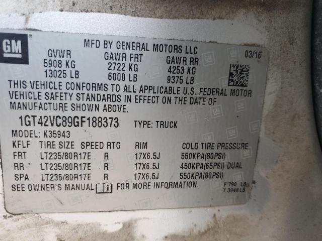 Photo 11 VIN: 1GT42VC89GF188373 - GMC SIERRA K35 