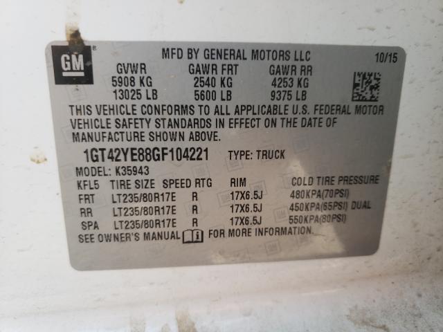 Photo 9 VIN: 1GT42YE88GF104221 - GMC SIERRA K35 