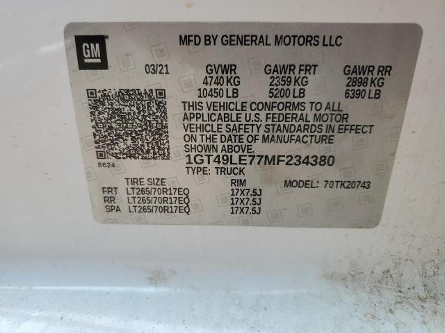 Photo 11 VIN: 1GT49LE77MF234380 - GMC SIERRA K25 