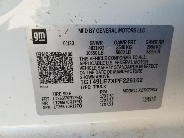 Photo 11 VIN: 1GT49LE7XPF226102 - GMC SIERRA 