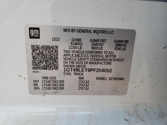 Photo 11 VIN: 1GT49LEY9PF204052 - GMC SIERRA K25 