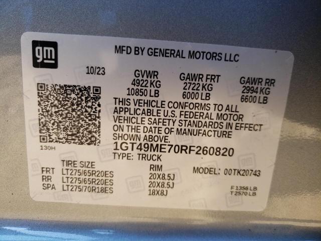 Photo 11 VIN: 1GT49ME70RF260820 - GMC SIERRA K25 