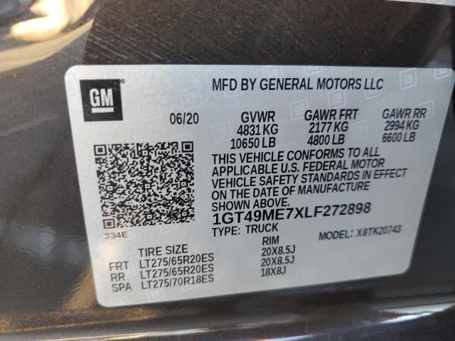 Photo 12 VIN: 1GT49ME7XLF272898 - GMC SIERRA 