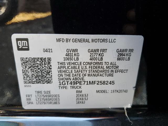 Photo 9 VIN: 1GT49PE71MF258245 - GMC SIERRA K25 