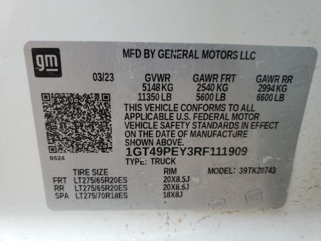 Photo 11 VIN: 1GT49PEY3RF111909 - GMC SIERRA 