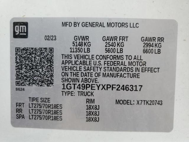 Photo 12 VIN: 1GT49PEYXPF246317 - GMC SIERRA K25 