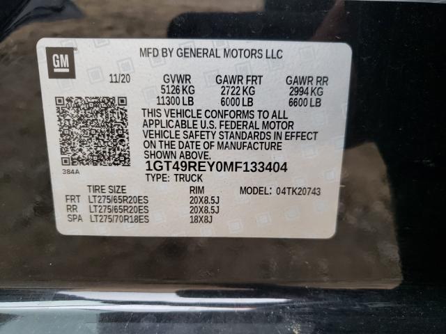 Photo 9 VIN: 1GT49REY0MF133404 - GMC SIERRA K25 