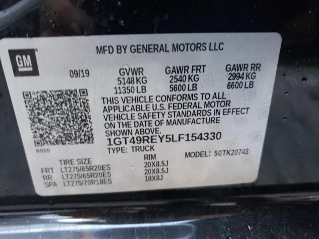 Photo 9 VIN: 1GT49REY5LF154330 - GMC SIERRA K25 