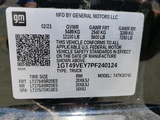 Photo 12 VIN: 1GT49VEY7PF240124 - GMC SIERRA K35 