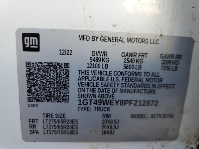 Photo 12 VIN: 1GT49WEY8PF212872 - GMC SIERRA K35 