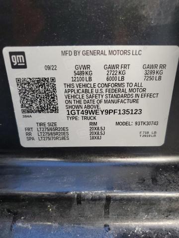 Photo 12 VIN: 1GT49WEY9PF135123 - GMC SIERRA K35 