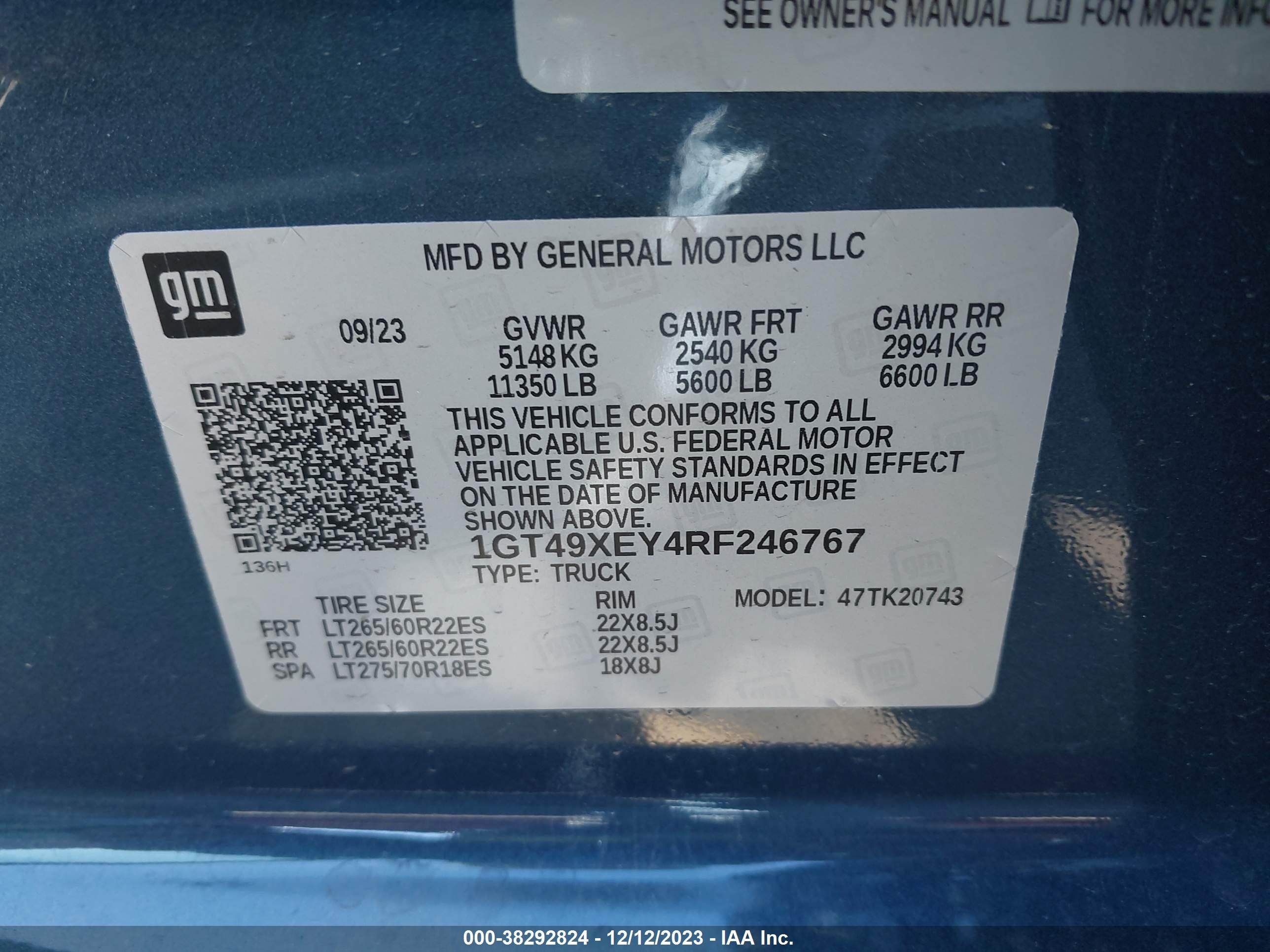 Photo 8 VIN: 1GT49XEY4RF246767 - FORD FOCUS 