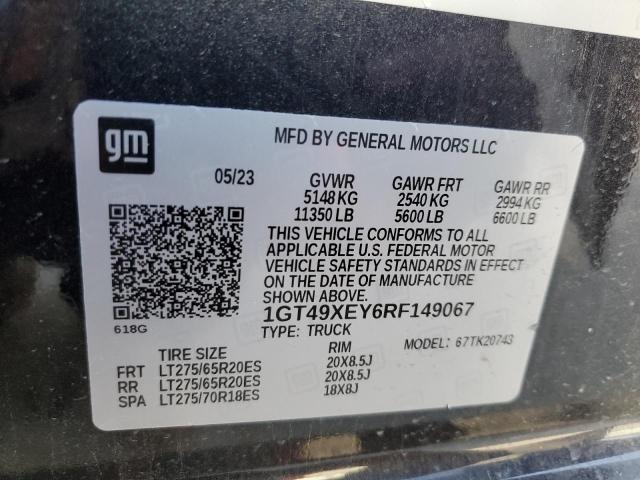 Photo 12 VIN: 1GT49XEY6RF149067 - GMC SIERRA 