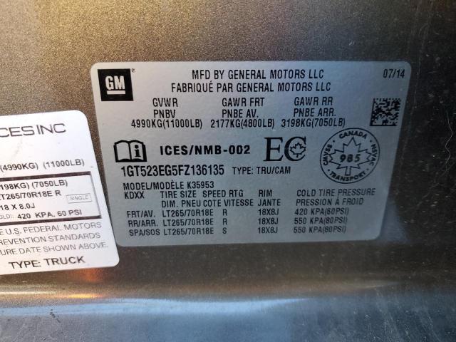 Photo 11 VIN: 1GT523EG5FZ136135 - GMC SIERRA K35 