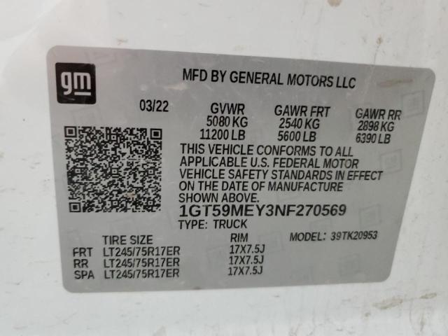 Photo 11 VIN: 1GT59MEY3NF270569 - GMC SIERRA K25 