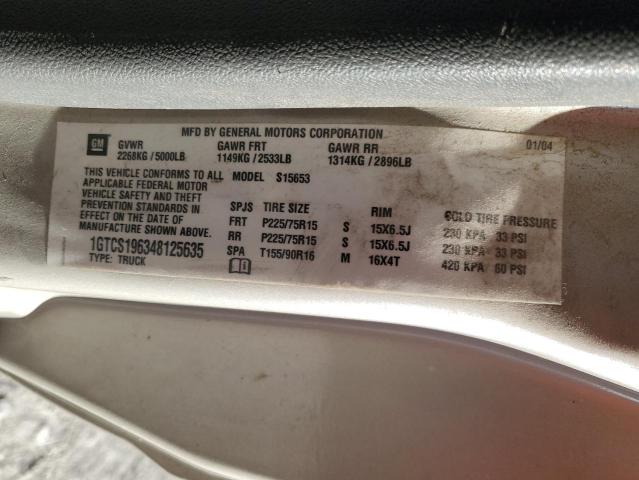 Photo 11 VIN: 1GTCS196348125635 - GMC CANYON 