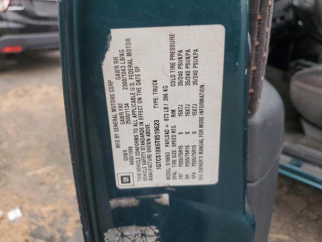 Photo 11 VIN: 1GTCS19X6T8519623 - GMC SONOMA 