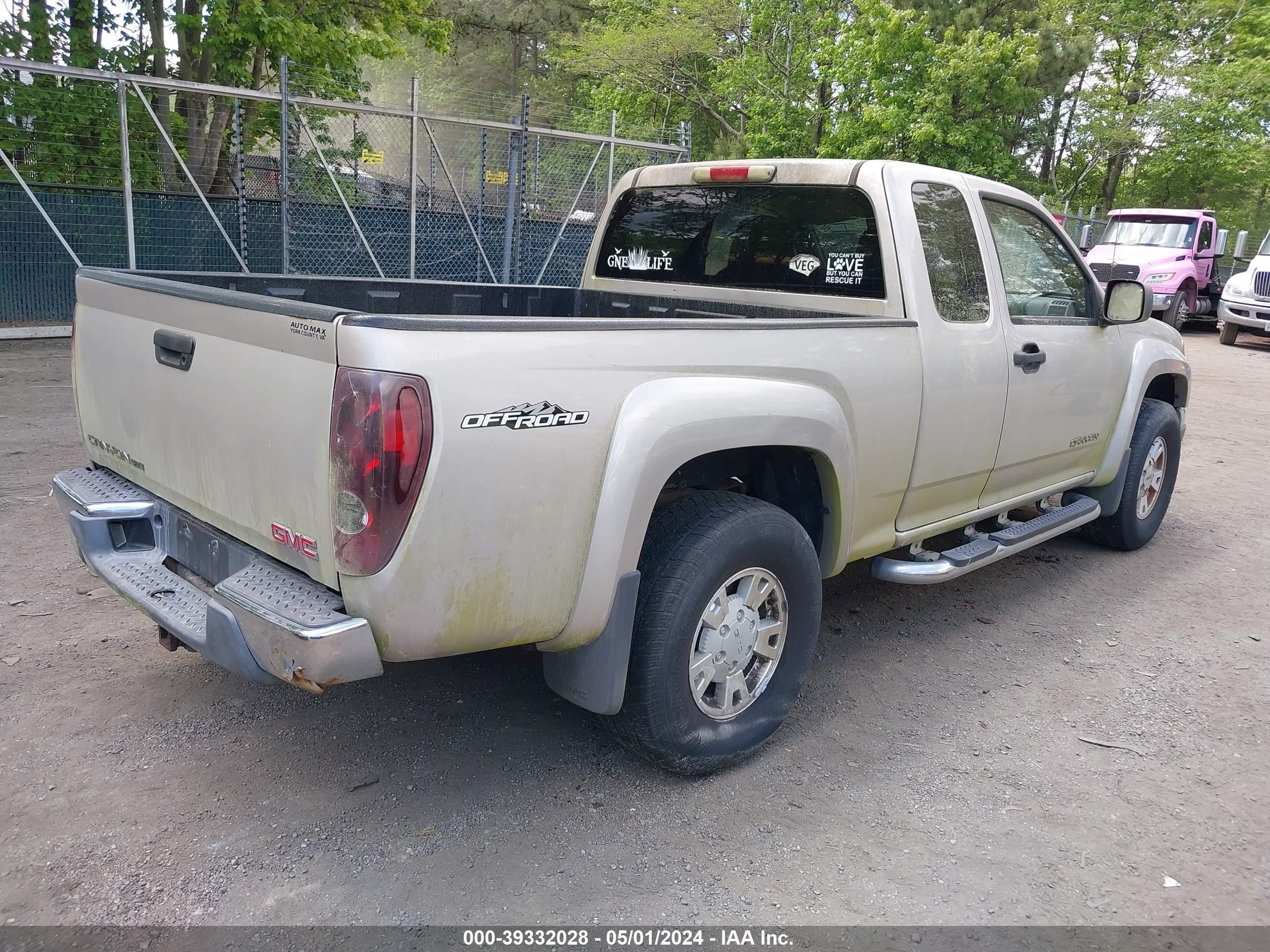 Photo 3 VIN: 1GTDS196548186344 - GMC CANYON 