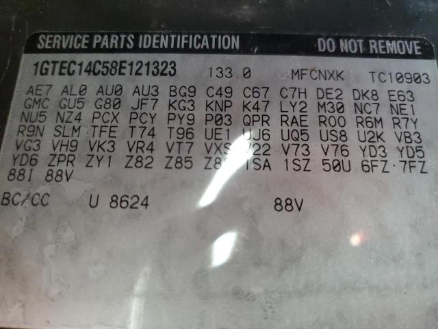 Photo 12 VIN: 1GTEC14C58E121323 - GMC SIERRA C15 