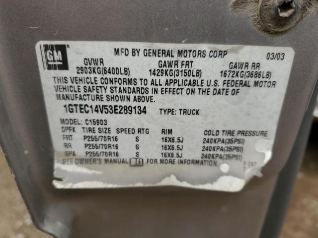 Photo 11 VIN: 1GTEC14V53E289134 - GMC NEW SIERRA 