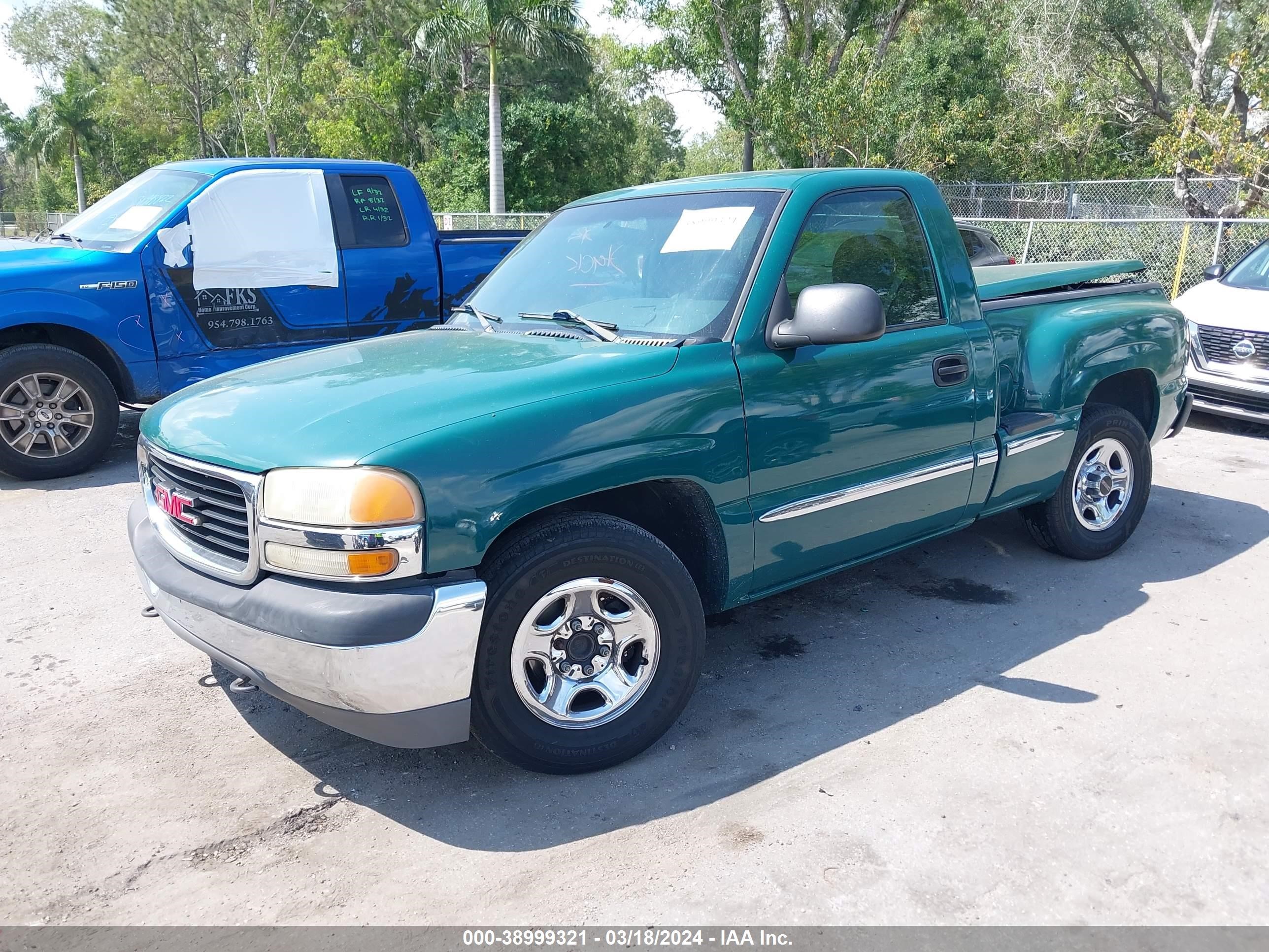 Photo 1 VIN: 1GTEC14V91Z184277 - GMC SIERRA 