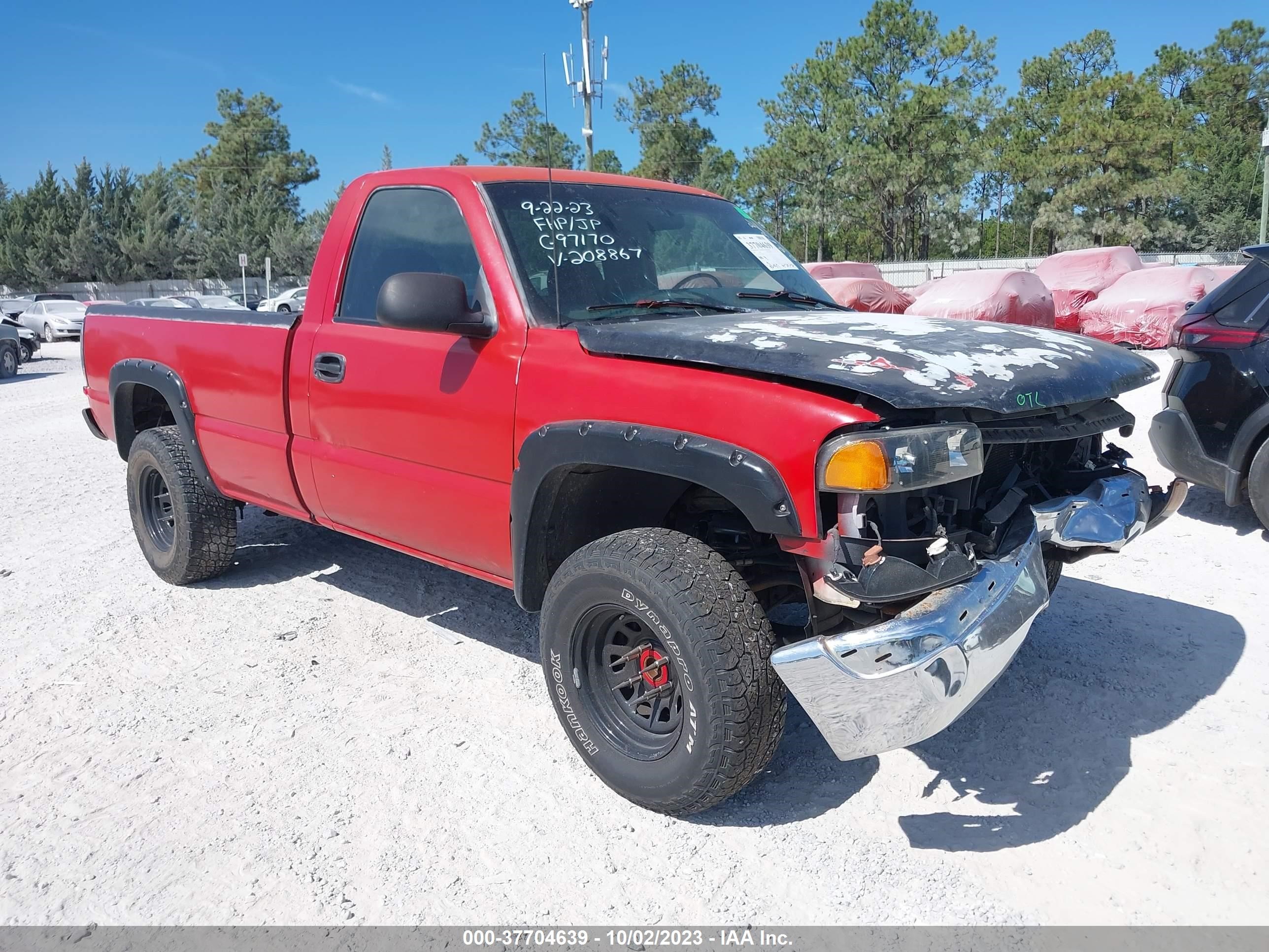 Photo 0 VIN: 1GTEC14V91Z208867 - GMC SIERRA 