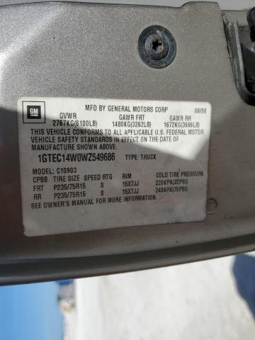 Photo 11 VIN: 1GTEC14W0WZ549686 - GMC SIERRA 