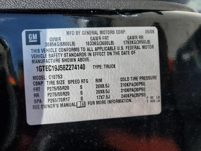 Photo 11 VIN: 1GTEC19J58Z274140 - GMC SIERRA 