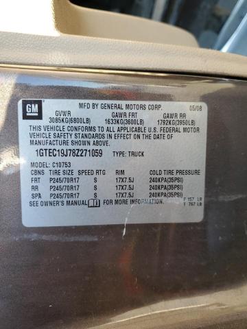 Photo 11 VIN: 1GTEC19J78Z271059 - GMC SIERRA 