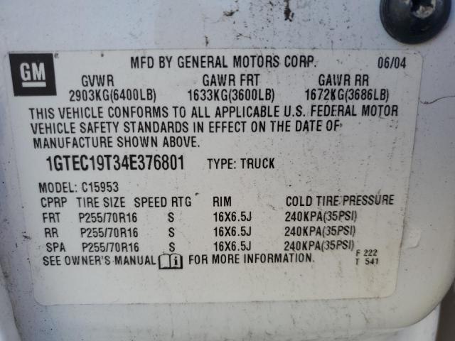 Photo 11 VIN: 1GTEC19T34E376801 - GMC NEW SIERRA 