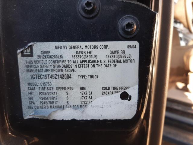 Photo 11 VIN: 1GTEC19T45Z143004 - GMC NEW SIERRA 