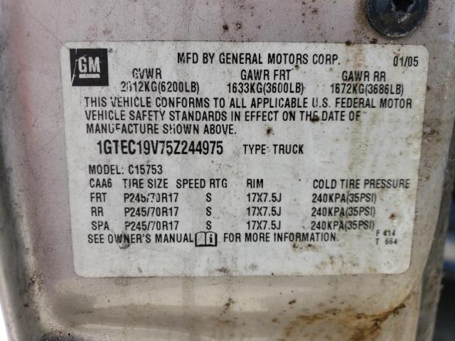 Photo 11 VIN: 1GTEC19V75Z244975 - GMC SIERRA 