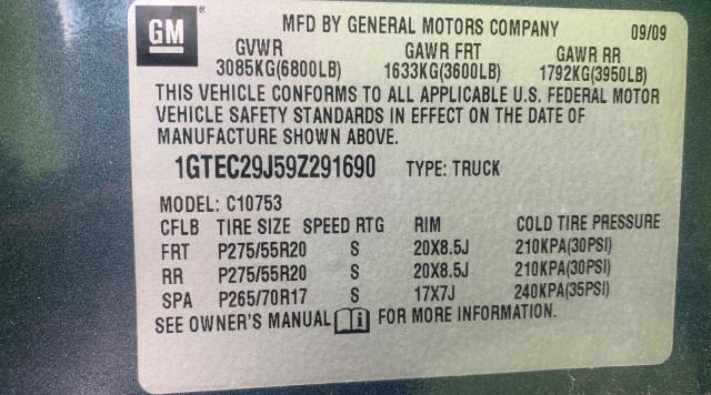 Photo 9 VIN: 1GTEC29J59Z291690 - GMC SIERRA C15 