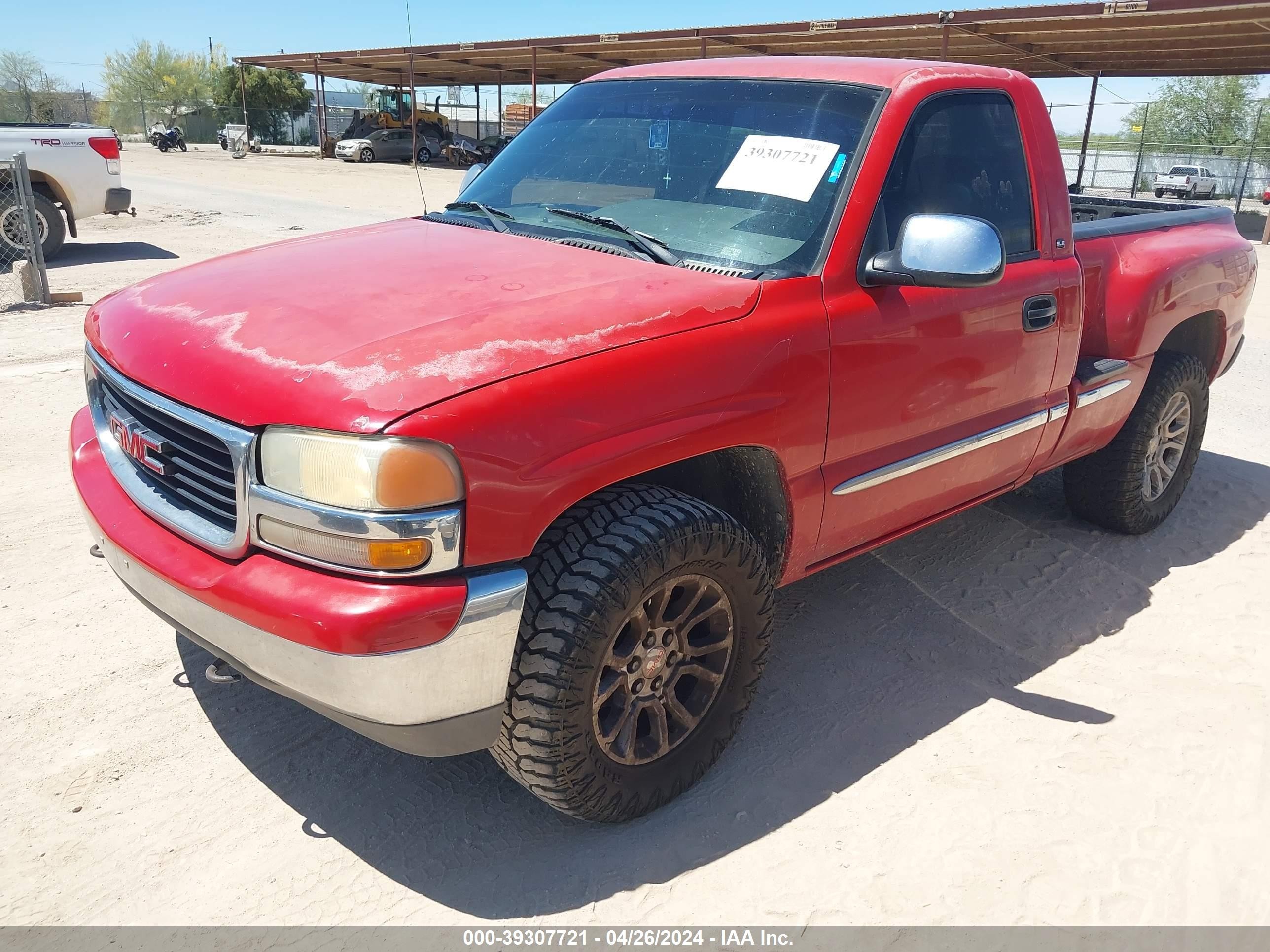 Photo 1 VIN: 1GTEK14T0YZ296784 - GMC SIERRA 