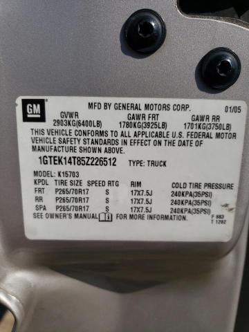 Photo 12 VIN: 1GTEK14T85Z226512 - GMC NEW SIERRA 