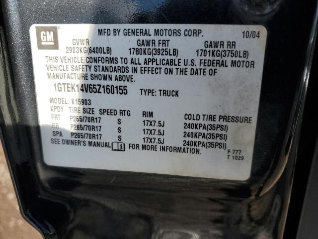 Photo 12 VIN: 1GTEK14V65Z160155 - GMC NEW SIERRA 