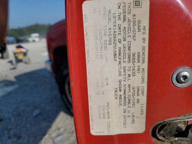 Photo 11 VIN: 1GTEK14Z6RZ516807 - GMC SIERRA K15 