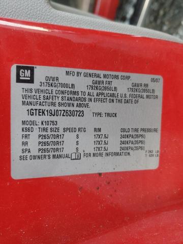 Photo 11 VIN: 1GTEK19J07Z630723 - GMC NEW SIERRA 