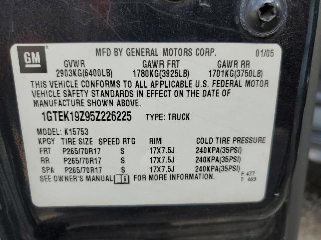 Photo 11 VIN: 1GTEK19Z95Z226225 - GMC SIERRA 