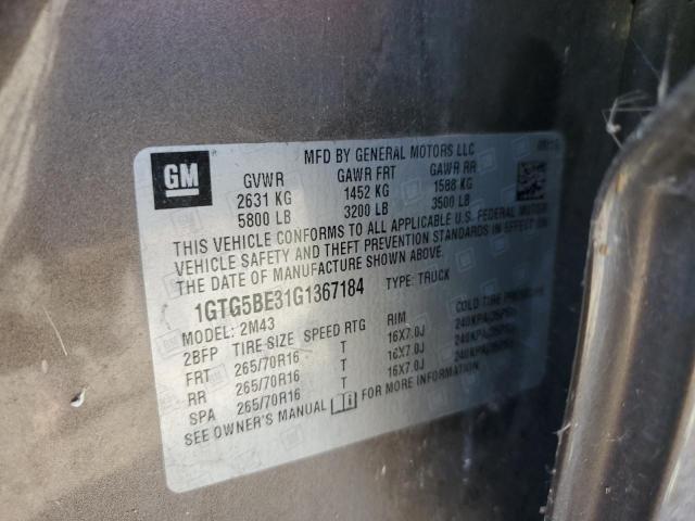 Photo 12 VIN: 1GTG5BE31G1367184 - GMC CANYON 