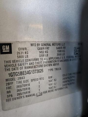 Photo 11 VIN: 1GTG5BE34G1373626 - GMC CANYON 