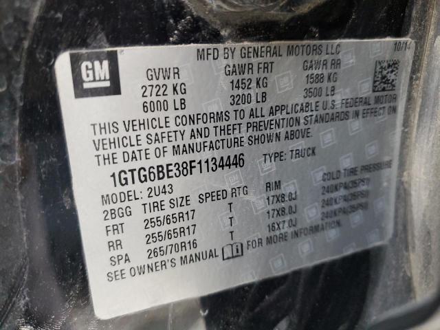 Photo 11 VIN: 1GTG6BE38F1134446 - GMC CANYON 