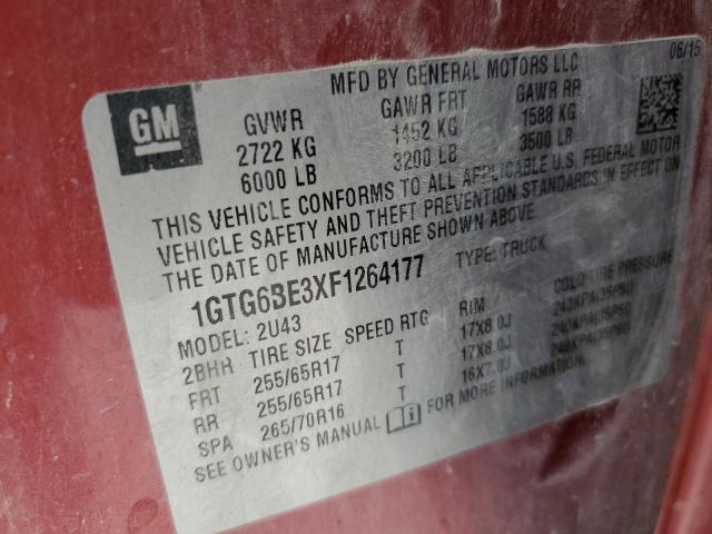 Photo 11 VIN: 1GTG6BE3XF1264177 - GMC CANYON SLE 