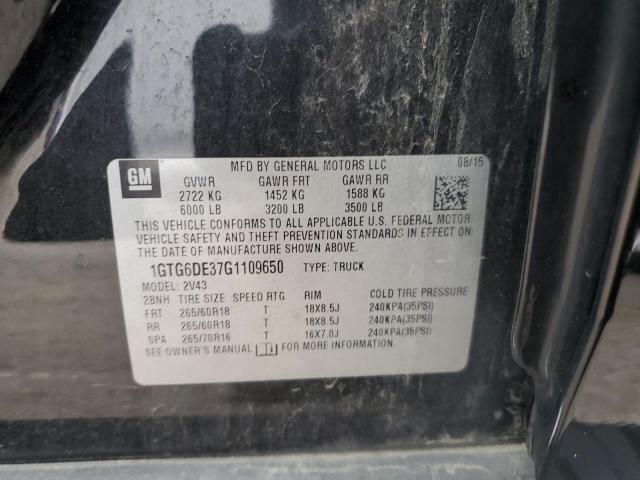 Photo 12 VIN: 1GTG6DE37G1109650 - GMC CANYON SLT 