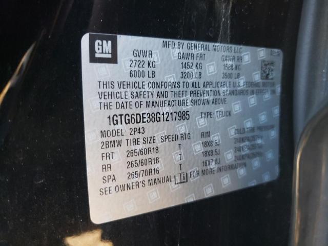 Photo 11 VIN: 1GTG6DE38G1217985 - GMC CANYON SLT 