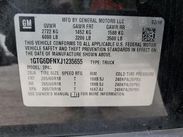 Photo 11 VIN: 1GTG6DENXJ1235655 - GMC CANYON SLT 