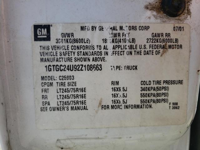 Photo 11 VIN: 1GTGC24U92Z108663 - GMC SIERRA 