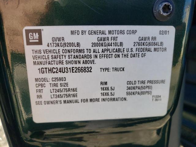 Photo 11 VIN: 1GTHC24U31E266832 - GMC SIERRA 