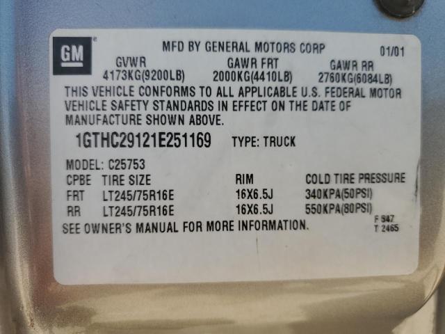 Photo 11 VIN: 1GTHC29121E251169 - GMC SIERRA C25 